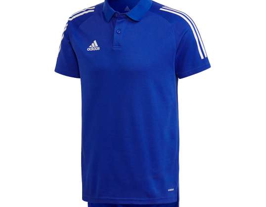 Muška majica adidas Condivo 20 Polo plavo-bijeli ED9237 ED9237