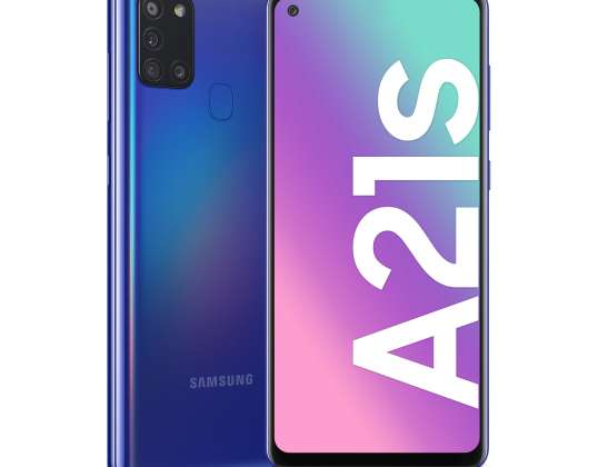 Samsung Galaxy A21s Dual-SIM 4G LTE 32GB Blau SM-A217FZBNEUB okostelefon