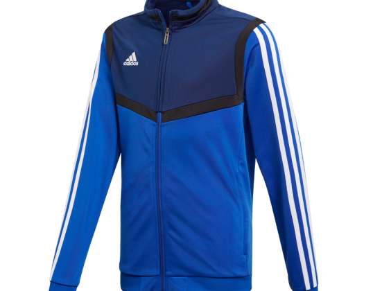 Sweatshirt voor kinderen adidas Tiro 19 Polyester Jacket JUNIOR blauw DT5789 DT5789