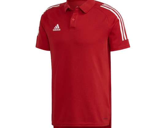 T-shirt homme adidas Condivo 20 Polo rouge & blanc ED9235 ED9235