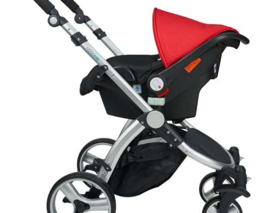3in1 strollers wholesale - Veneto red / gray