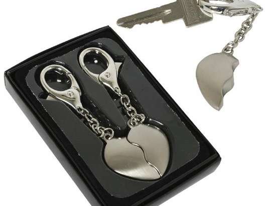 Broken Heart Keychain