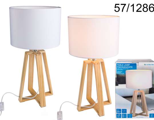 Lámpara de mesa de madera - 40 cm