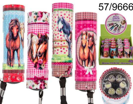 Horse-themed Flashlight with 6 LEDs
