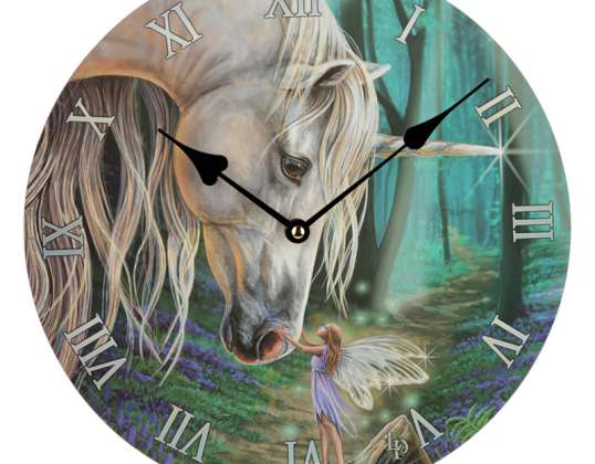 Unicorn Clock and Fairy Lisa Parker