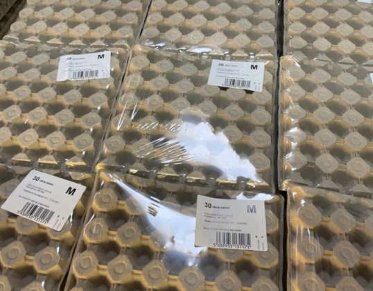 Fress Eggs - Fresh Egg Delivery - 240 Packages on a Pallet - Sizes: S, M, L with Best Before: 21-28 Days