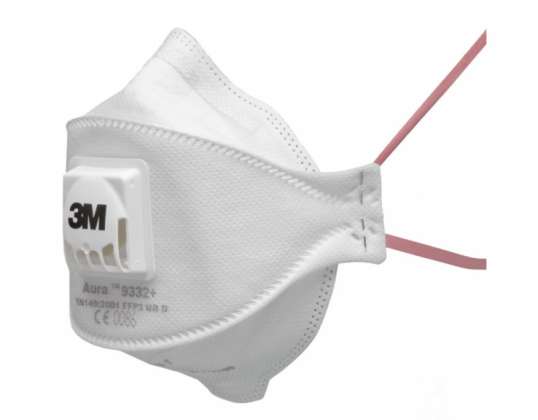 3M MASCK FFP2 - FFP3 hingamisteede kaitse, MEDITSIIN klapiga