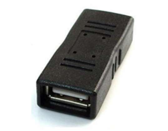 CableXpert USB 2.0 kobling sort A-USB2-AMFF