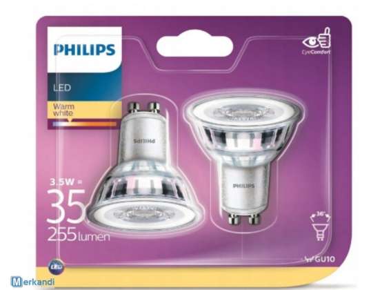 Philips  LED GU10 3.5W=35W 255lumen Brand new