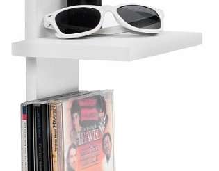 White Panel Wall Shelf MDF 76cm -package includes a mounting kit and clear instructions
