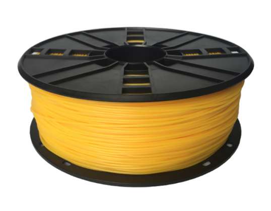 Gembird3 TPE flexible filament Yellow 1.75 mm 1 kg 3DP-TPE1.75-01-Y