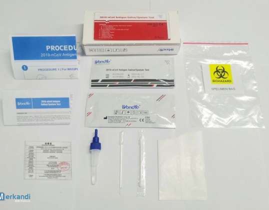 Teste rápido de saliva com antígeno COVID-19