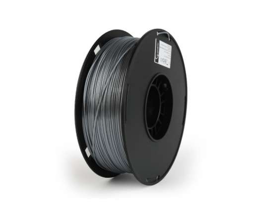 Gembird3 PLA-PLUS filament srebrny 1,75 mm 1 kg 3DP-PLA+1.75-02-S