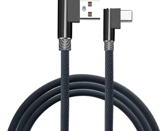 KK21P USB-USB C TYPE C kábel USB-C ferde