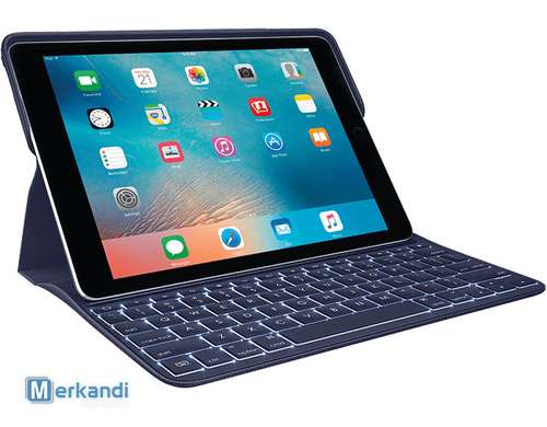 Logitech toetsenbord voor mobiel apparaat Blauw ABC Frans voor iPad Pro 9,7 &#34;