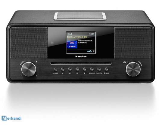 Karcher DAB 9000CDi Internetradio met cd-speler DAB +