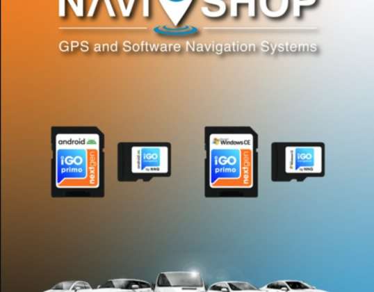 MicroSD licencelt GPS Navi szoftver WinCE és Android iGO Primo NextGen