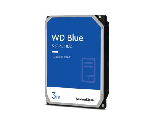 WD Blue - 3.5 inch - 3000 GB - 5400 RPM WD30EZAZ