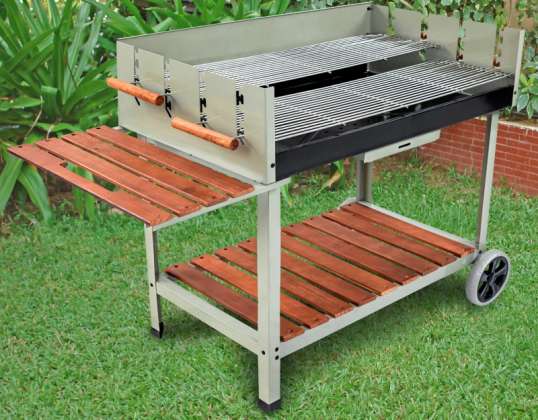 Großhandel Holzkohle Grill Calor, Grillwagen mit großer Fläche