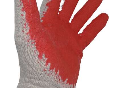 RUBBER COATED KNITTED WORK GLOVES Work gloves