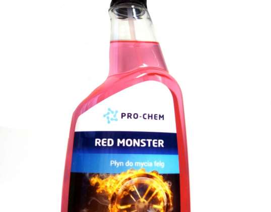 PRO-CHEM RED MONSTER Vloeistof voor het wassen van velgen 750ml