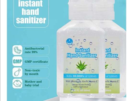 Instant hand sanitiser 75 % Alcohol 60 ml