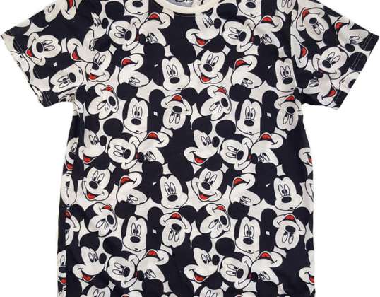 EX Primark Disney T-shirt: Mickey Mouse AOP
