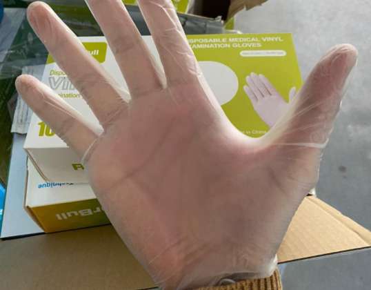 lékařské vinylové rukavice OTG Berlin EN 455, EN 374
