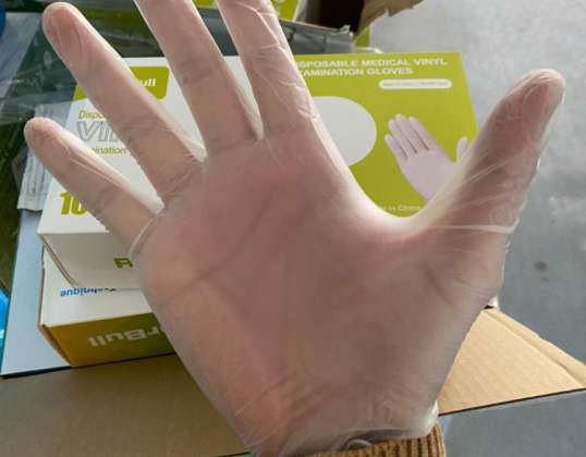 medical vinyl gloves OTG Berlin EN 455, EN 374