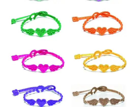 Cruciani Armbänder, bunte Stoffarmbänder aus Italien