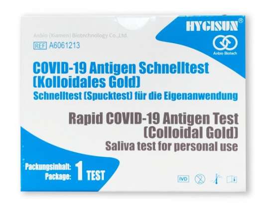 HYGISUN/ANBIO Biotech COVID-19 -antigeenin pikatesti