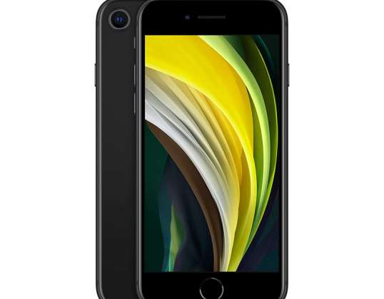 Apple iPhone SE Black (2020) 128GB - cip A13 Bionic și ecran HD Retina