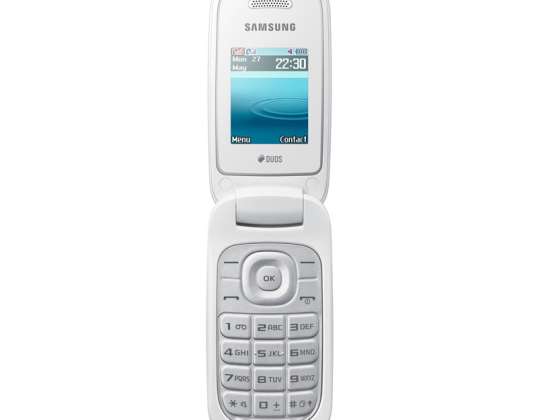 Samsung Phone E1272 White Flap
