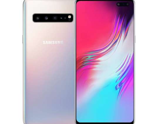 Samsung Galaxy S10 5G 256GB Silver - Android 9.0 Smartphone with 6.7 Inch Screen
