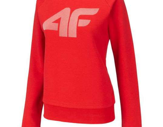 Women's sweatshirt 4F red NOSH4 BLD001 62S NOSH4 BLD001 62S