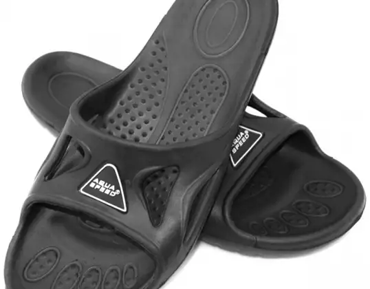 Aqua-Speed Vento slippers black kol.07