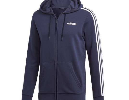 adidas Essentials 3 Stripes FZ French Terry Sweatshirt 471