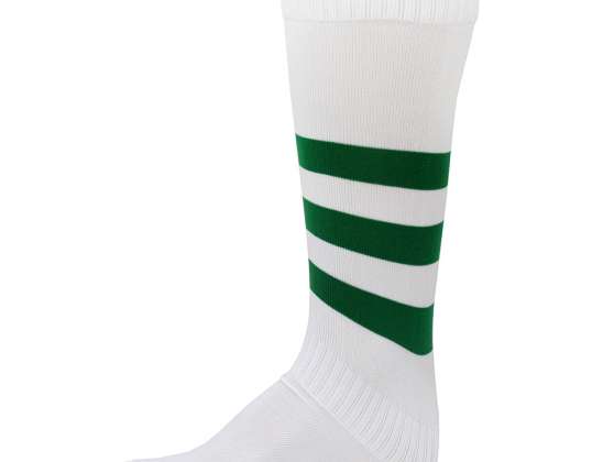 Football gaiters Spark Sneaker 35-37 white-green G2033