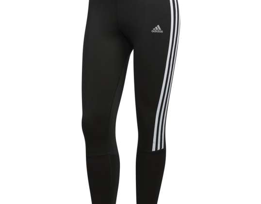 Leggings para mujer adidas Run 3S TGT W negro CZ8095 CZ8095