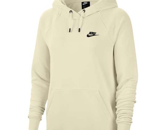 Nike Essentials Hoodie Po Flc Sweatshirt voor dames Beige BV4124 113 BV4124 113