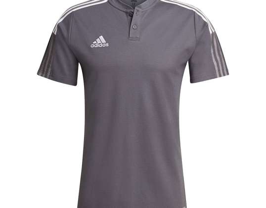 Ανδρική μπλούζα adidas Tiro 21 Πόλο γκρι GM7364 GM7364