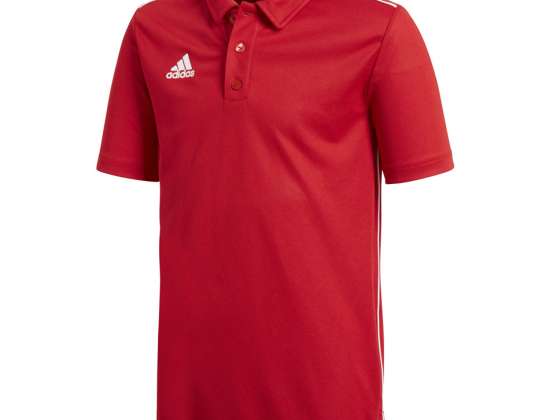 Kinder T-Shirt adidas Core 18 Polo JUNIOR rot CV3681 CV3681