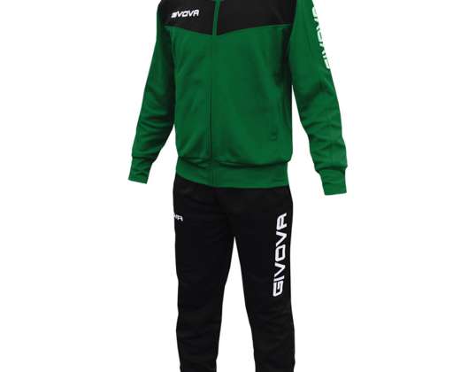 Chándal Givova Tuta Visa verde-negro TR018 1310 TR018 1310