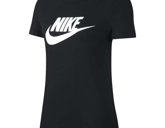 Nike Tee Essential Icon Jövő női póló fekete BV6169 010 BV6169 010