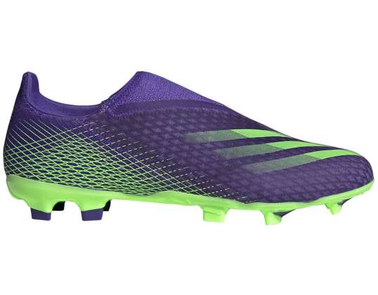 Botas de fútbol adidas X Ghosted.3 LL FG púrpura-verde EG8164