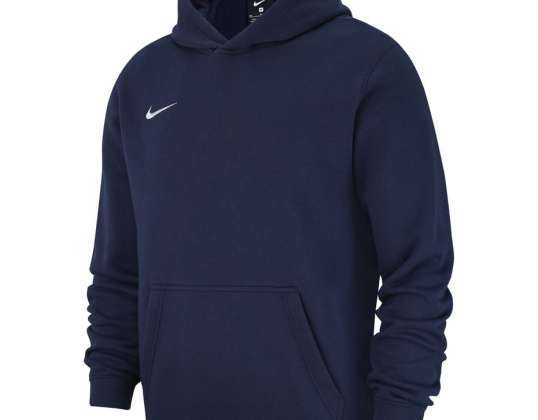 Nike Team Club 19 Polaire Sweat à capuche PO Enfants Sweat-shirt bleu marine AJ1544 451 AJ1544 451