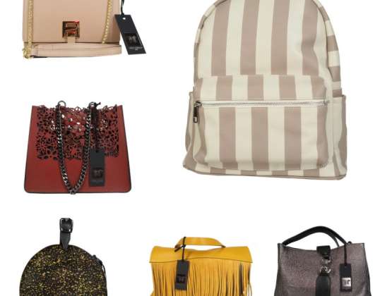 Utforska LAURA DI MAGGIO Premium Leather Bags Collection för vår/sommar | Blandad blandning 10 bitar (T57)