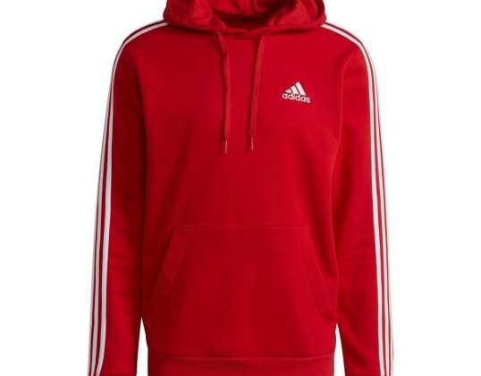 Sweat-shirt homme adidas Essentials Polaire rouge GU2523 GU2523