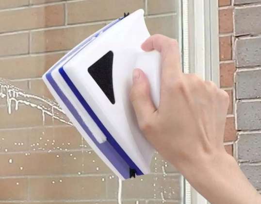 DOUBLE SIDE MAGNETIC WINDOW CLEANER, 3-8mm SKU:060-E (stock in Poland)