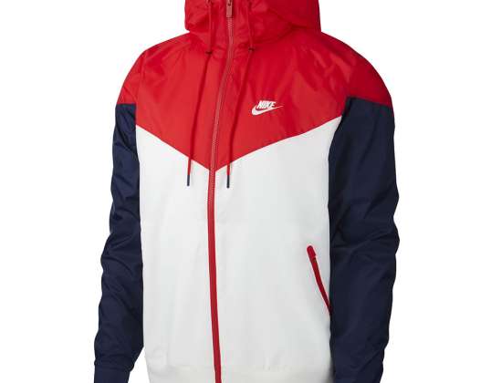 Chaqueta de hombre Nike M HE WR JKT HD blanco-rojo-azul marino AR2191 104 AR2191 104